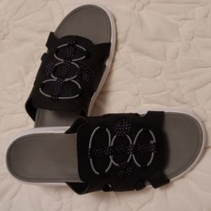 Women's Lands End Slide Water Sandal Size 10